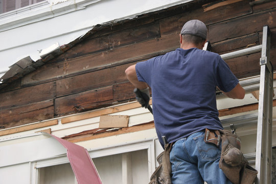 weather damage siding repair